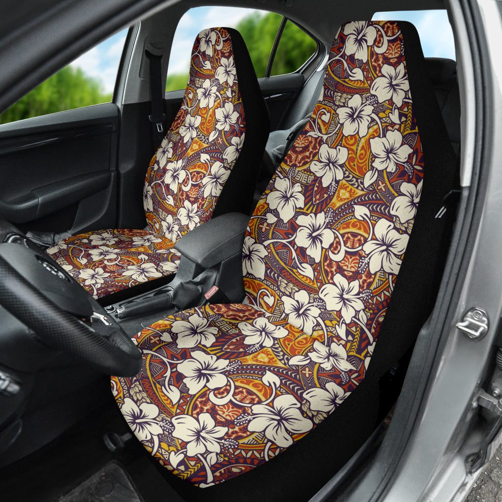 Hawaii Flower Pattern Car Seat Covers Car Accessories Ci220421-08
