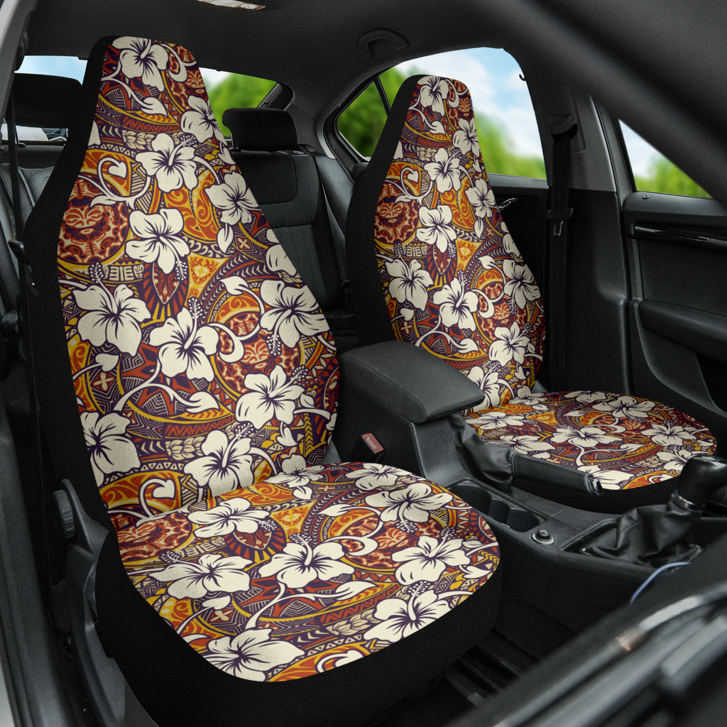 Hawaii Flower Pattern Car Seat Covers Car Accessories Ci220421-08