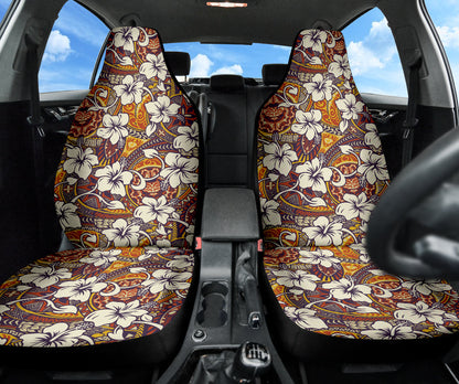 Hawaii Flower Pattern Car Seat Covers Car Accessories Ci220421-08