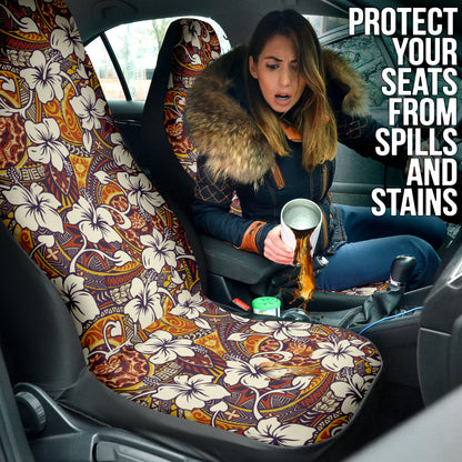 Hawaii Flower Pattern Car Seat Covers Car Accessories Ci220421-08