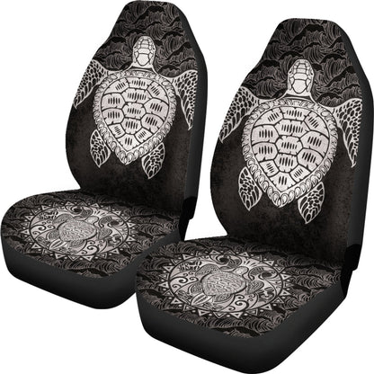 Hawaii Turtle Black Car Seat Covers Car Accessories Ci230202-06