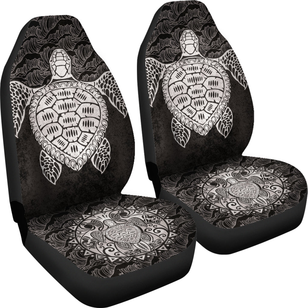 Hawaii Turtle Black Car Seat Covers Car Accessories Ci230202-06