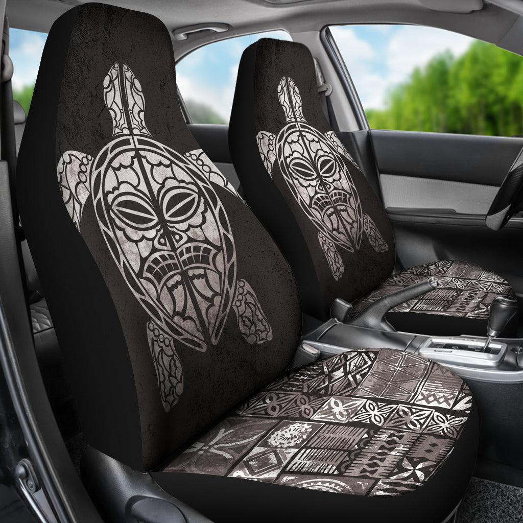 Hawaii Turtle Black Car Seat Covers Car Accessories Ci230202-05