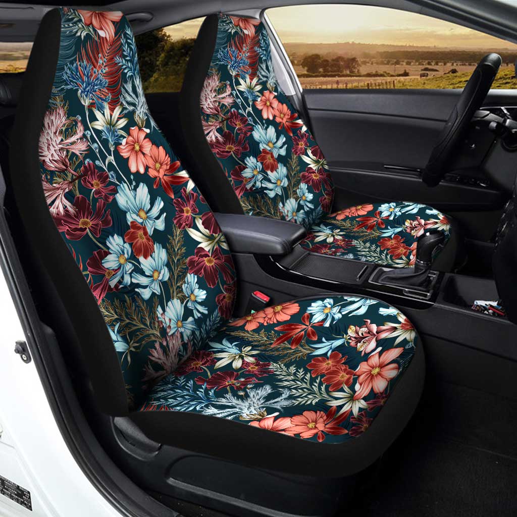 Hawaiian Hibiscus Car Seat Covers Custom Car Interior Accessories