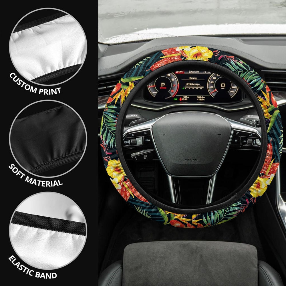 Hawaiian Steering Wheel Covers Custom Hawaiian Car Accessories