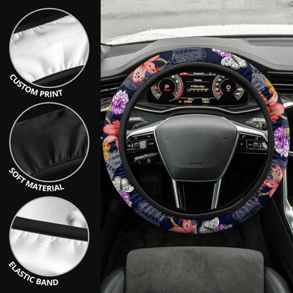 Hawaiian Steering Wheel Covers Custom Lovely Tropical Pattern Car Accessories