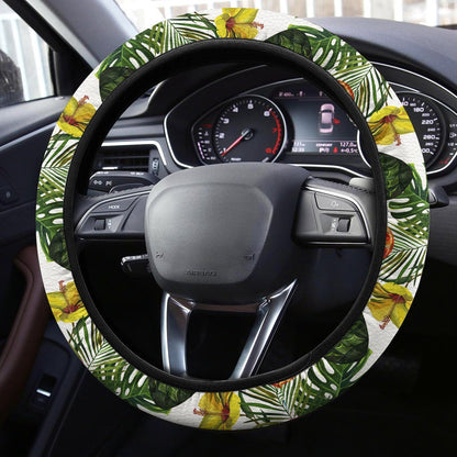 Hawaiian Steering Wheel Covers Custom Tropical Car Accessories
