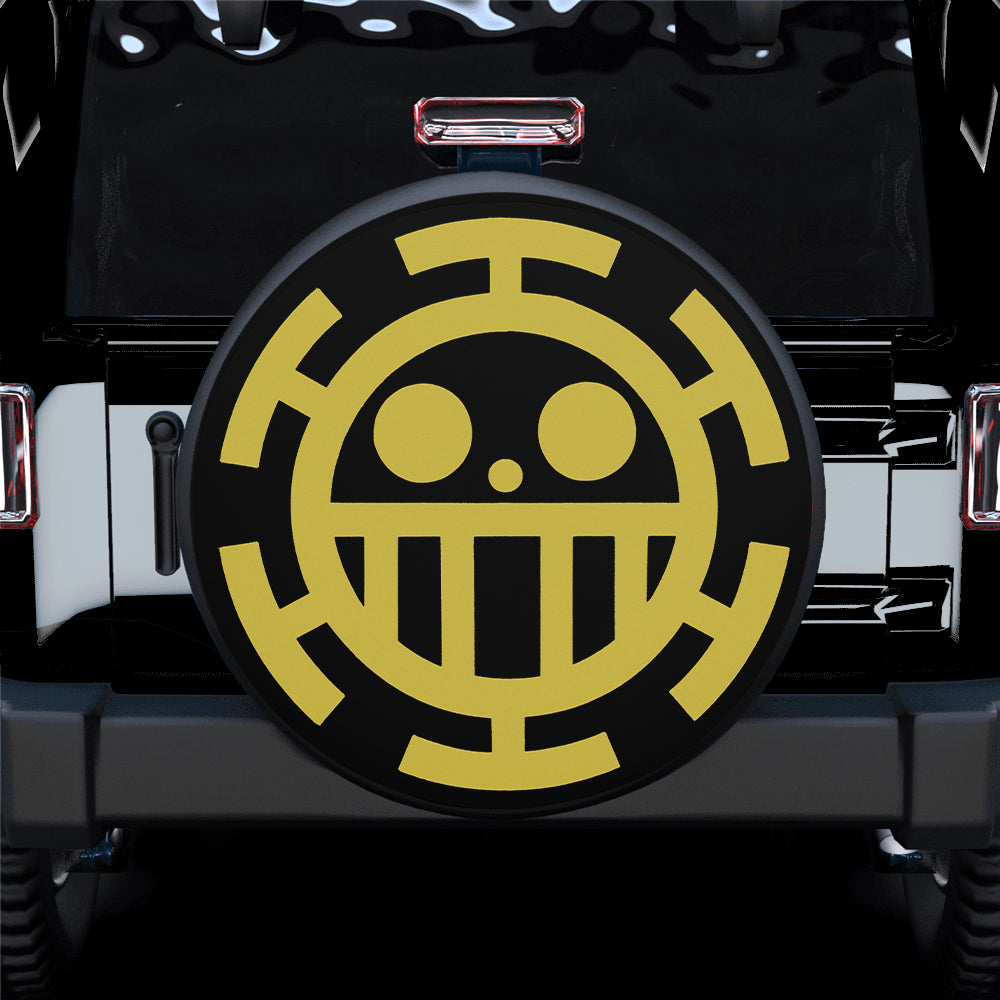 Heart Pirates Flag Custom One Piece Anime Car Spare Tire