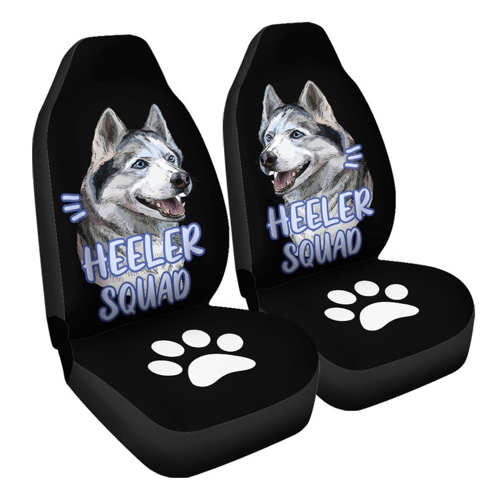 Heeler Squad Husky Car Seat Covers Custom Car Accessories