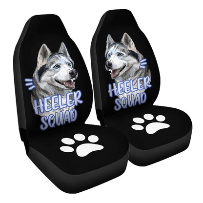 Heeler Squad Husky Car Seat Covers Custom Car Accessories