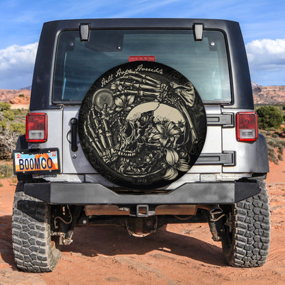 Hell Hope Skull Spare Tire Cover