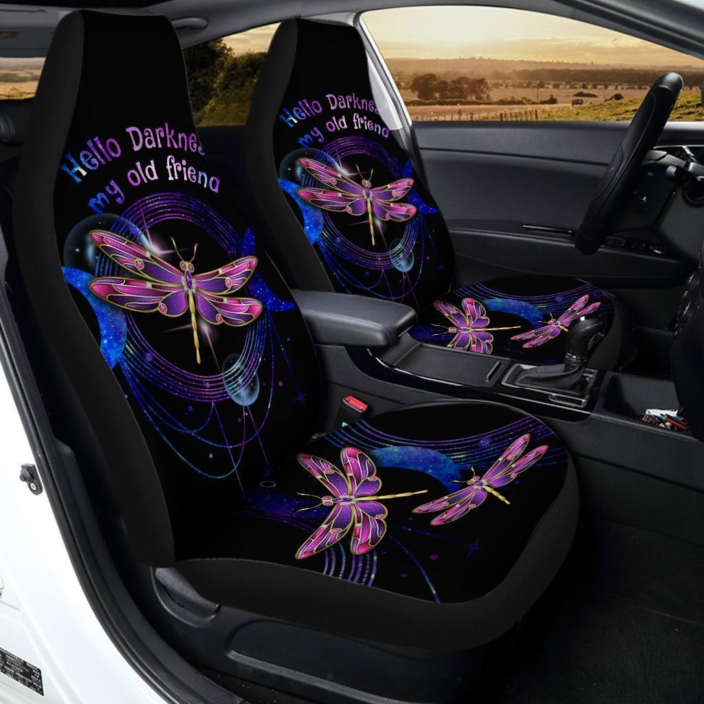 Hello Darkness Dragonfly Car Seat Covers Custom Car Accessories