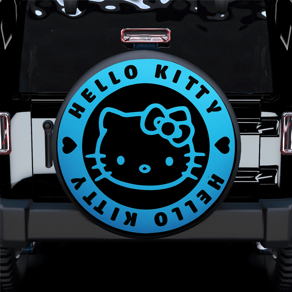 Hello Kitty Blue Jeep Car Spare Tire Cover