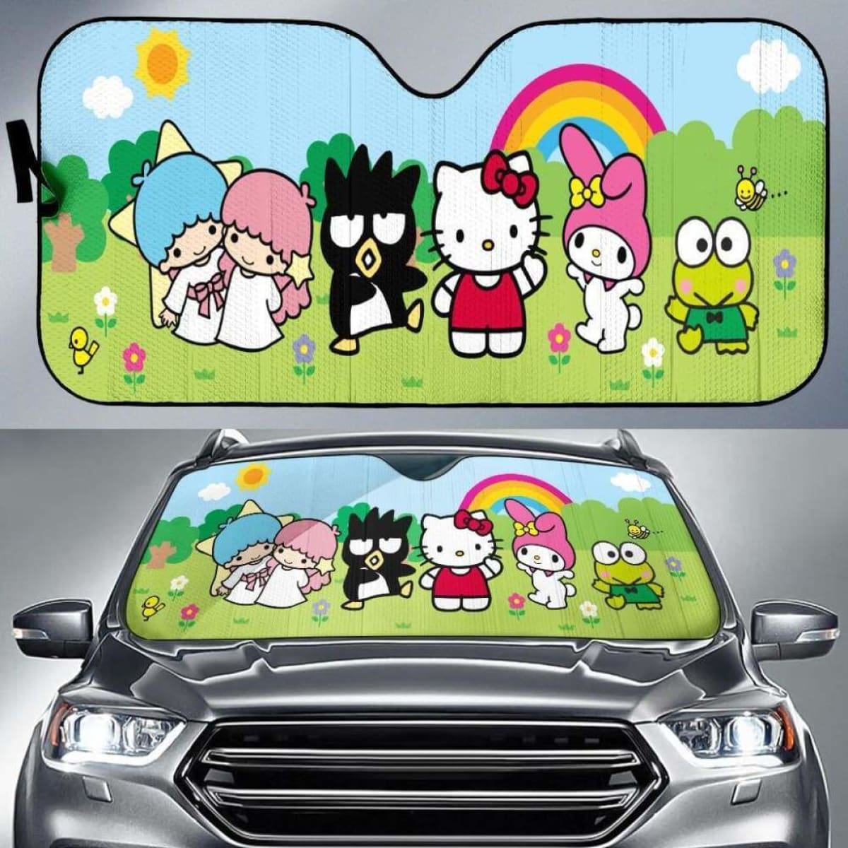 Hello Kitty Car Auto Sun Shades Universal Fit 051312