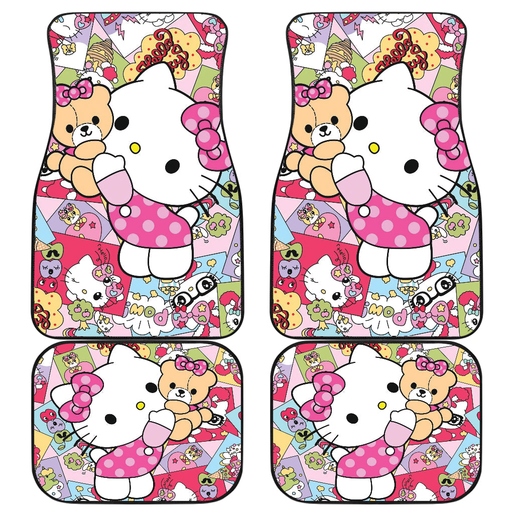Hello Kitty Car Floor Mats Custom For Fan Ci221102-03