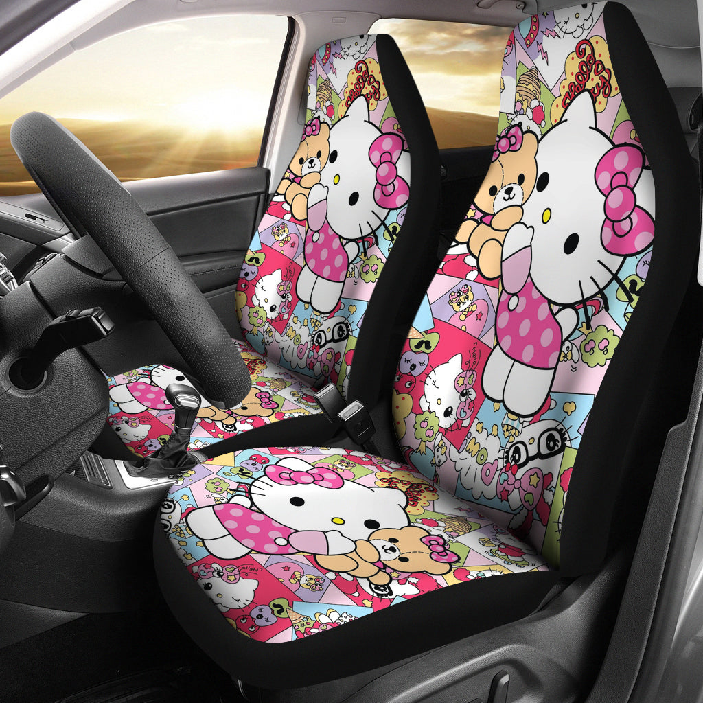 Hello Kitty Car Seat Covers Custom For Fan Ci221101-08