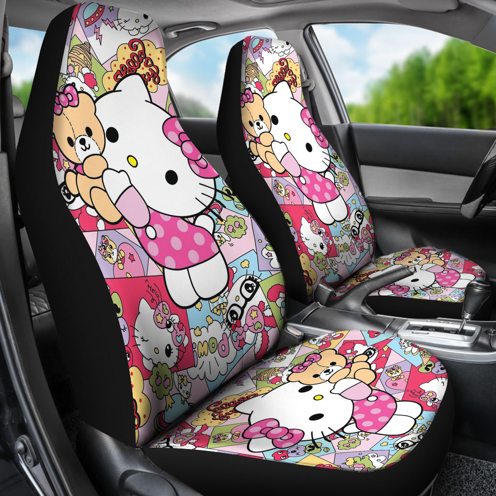 Hello Kitty Car Seat Covers Custom For Fan Ci221101-08