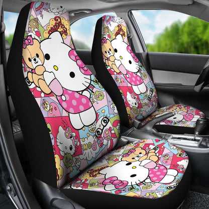 Hello Kitty Car Seat Covers Custom For Fan Ci221101-08
