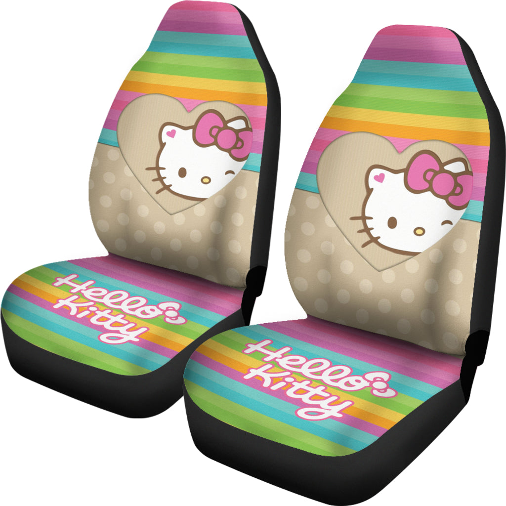 Hello Kitty Colorful Car Seat Covers Car Accessories Ci220804-03