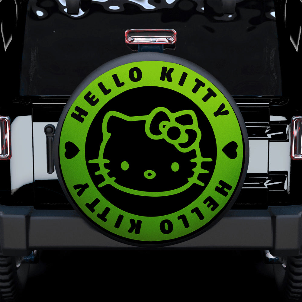 Hello Kitty Green Jeep Car Spare Tire Cover