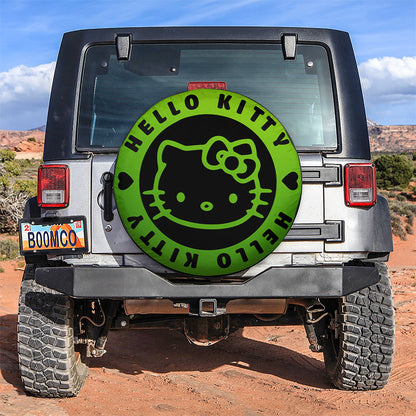 Hello Kitty Green Jeep Car Spare Tire Cover