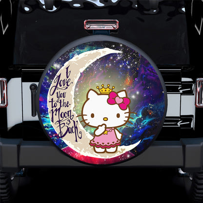 Hello Kitty Love You To The Moon Galaxy Spare Tire Cover