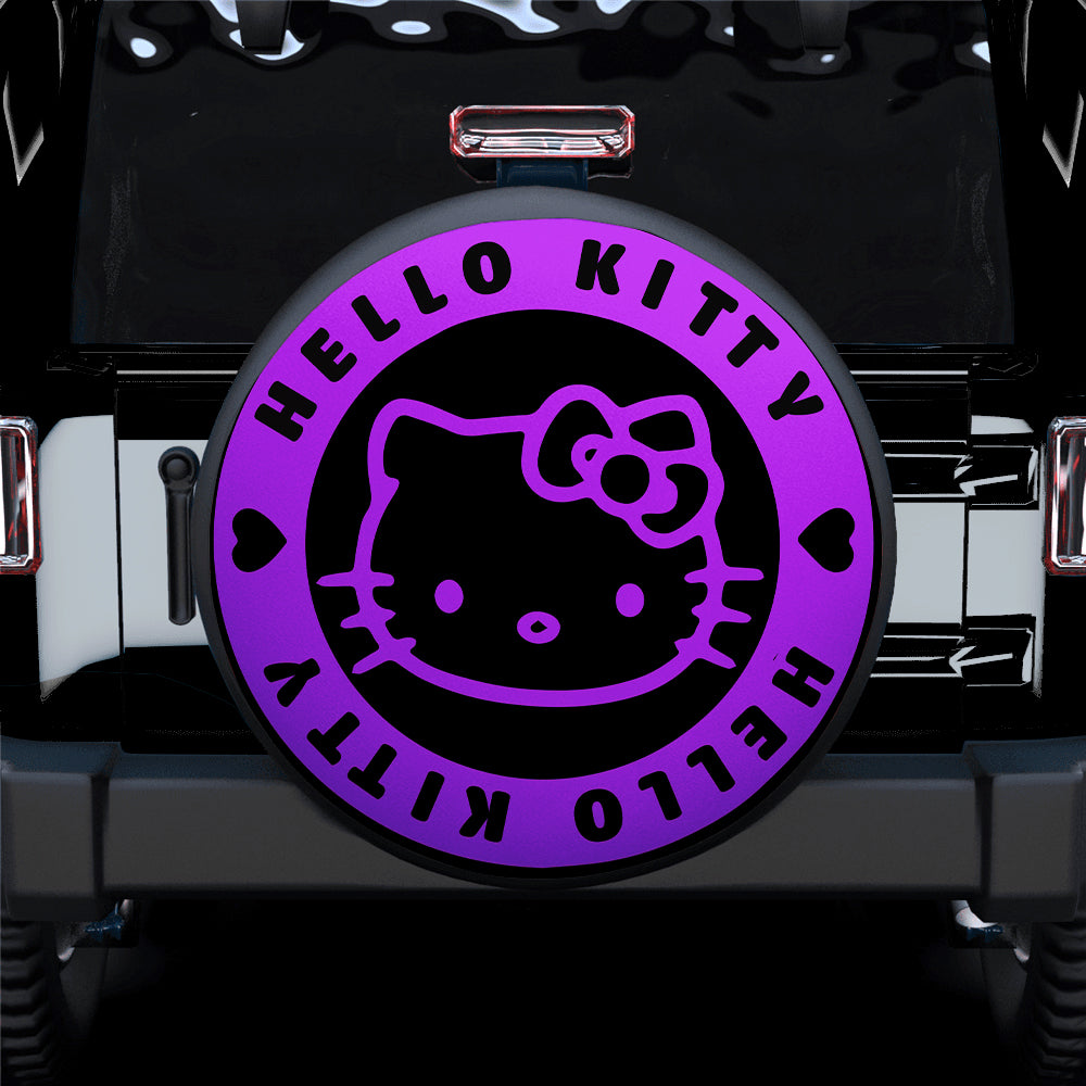 Hello Kitty Purple Jeep Car Spare Tire Cover