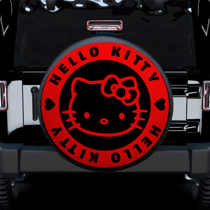 Hello Kitty Red Jeep Car Spare Tire Cover