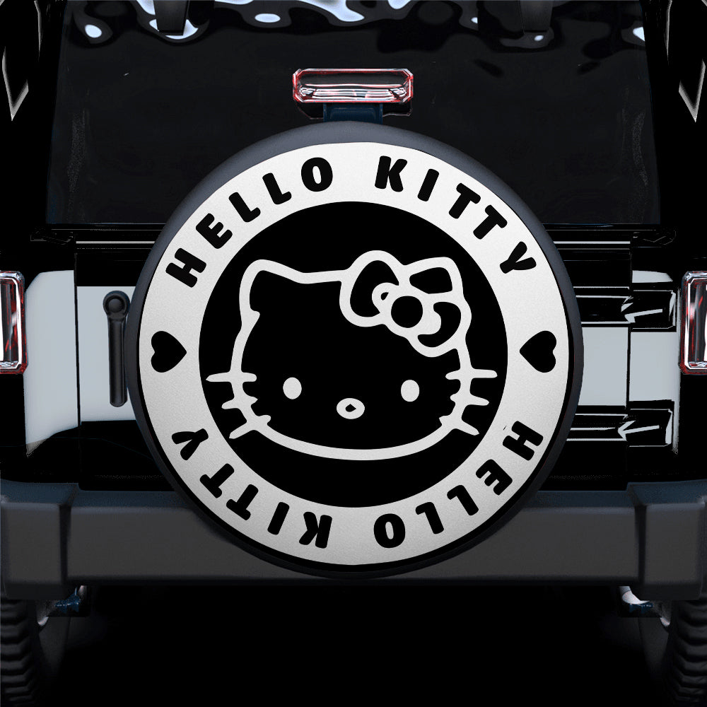 Hello Kitty White Jeep Car Spare Tire Cover