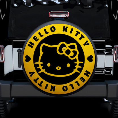 Hello Kitty Yellow Jeep Car Spare Tire Cover