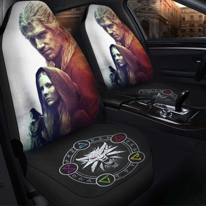 Henry Cavill Witcher Car Seat Covers Universal Fit 051012
