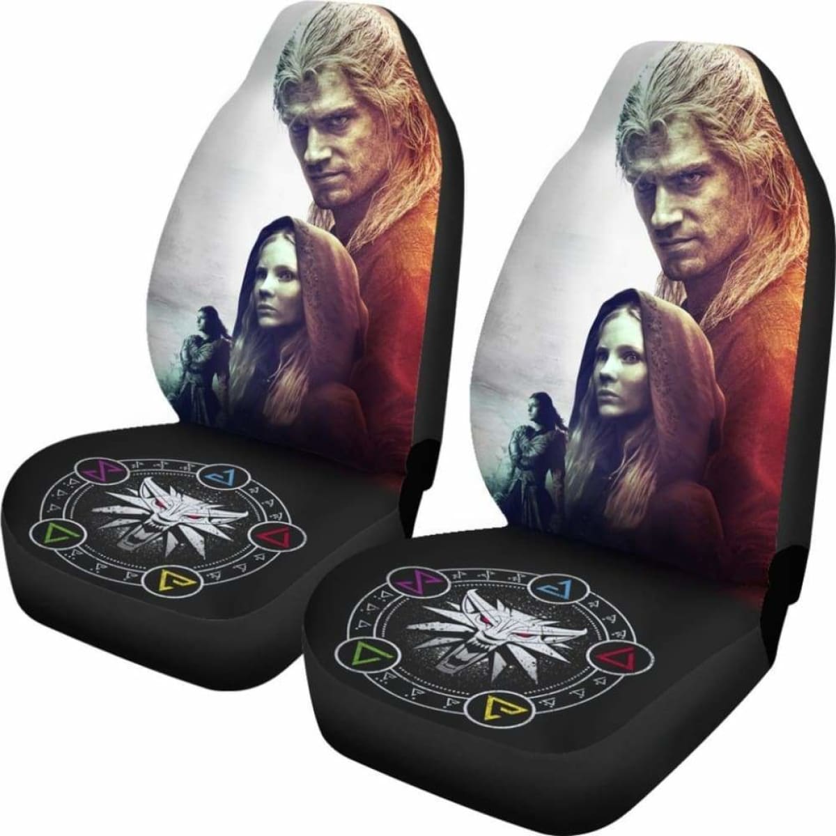 Henry Cavill Witcher Car Seat Covers Universal Fit 051012