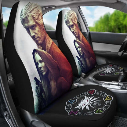 Henry Cavill Witcher Car Seat Covers Universal Fit 051012