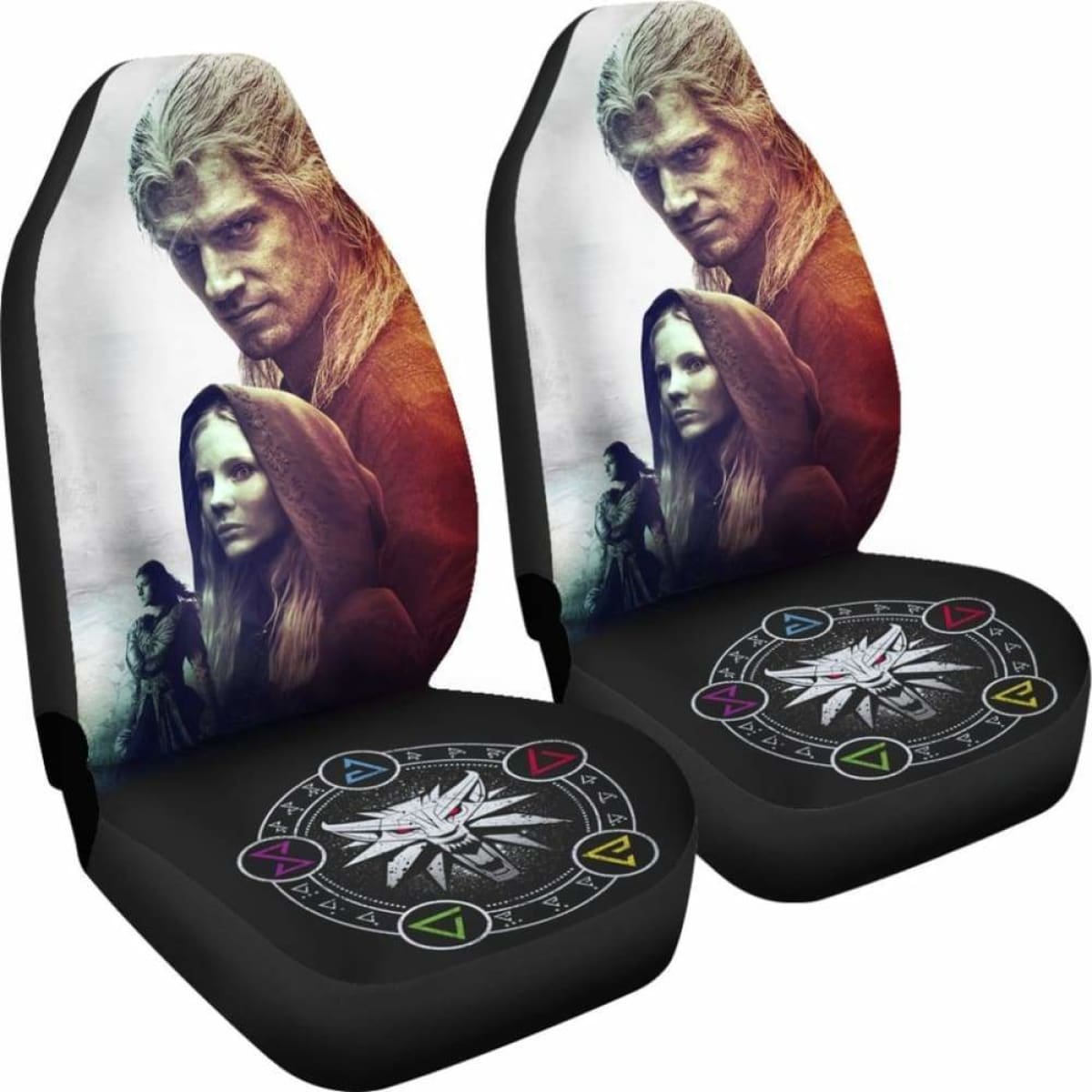 Henry Cavill Witcher Car Seat Covers Universal Fit 051012