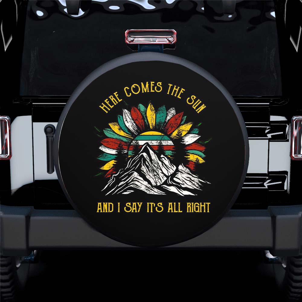 Here Comes The Sun Spare Tire Cover