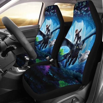 Hiccup & Toothless How To Train Your Dragon Car Seat Covers Lt03 Universal Fit 225721