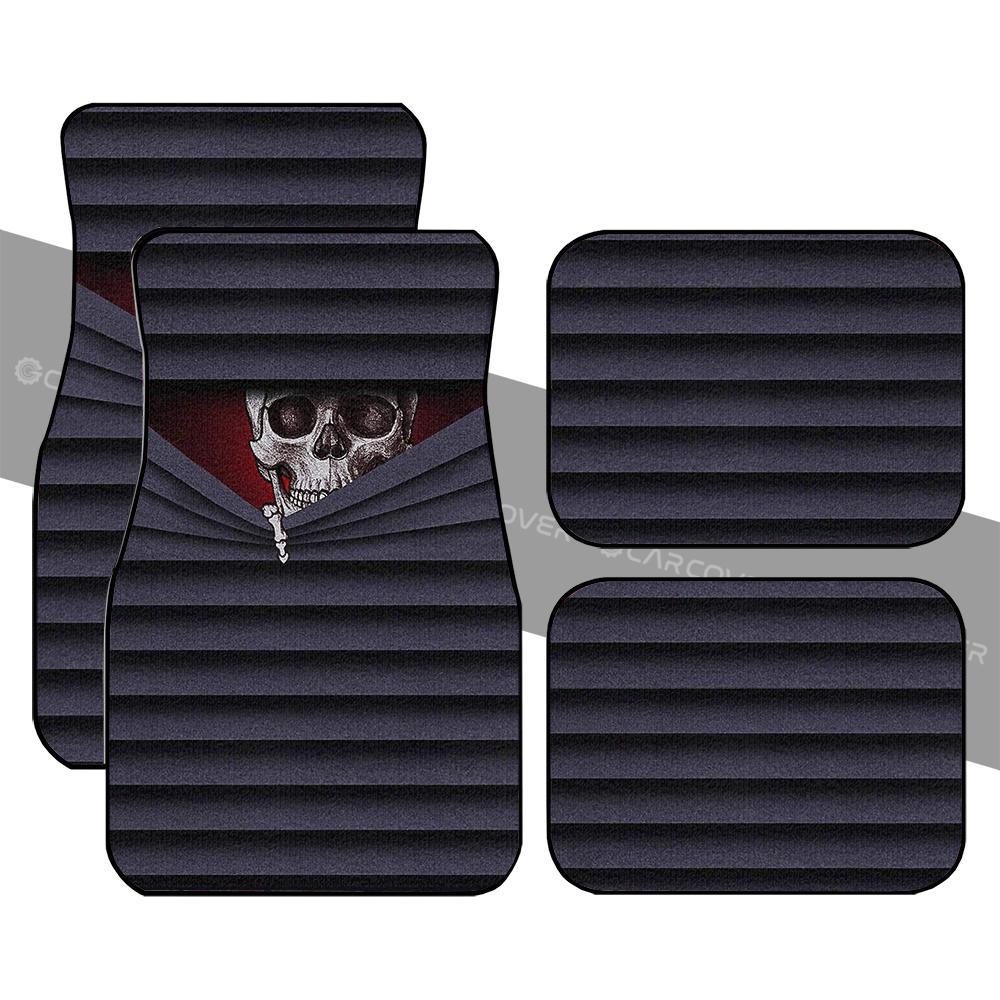 Hidden Skull Car Floor Mats Custom Funny Car Accessories