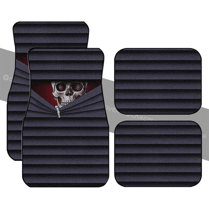 Hidden Skull Car Floor Mats Custom Funny Car Accessories