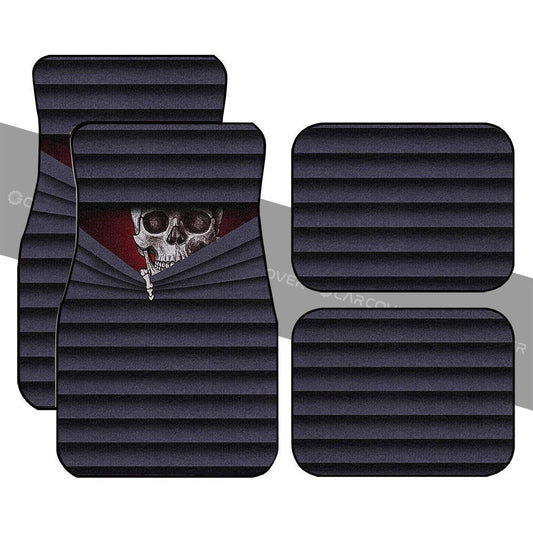 Hidden Skull Car Floor Mats Custom Funny Car Accessories