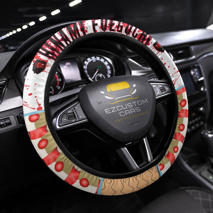 Hinami Fueguchi Anime Steering Wheel Cover Custom Tokyo Ghoul Anime Car Accessories