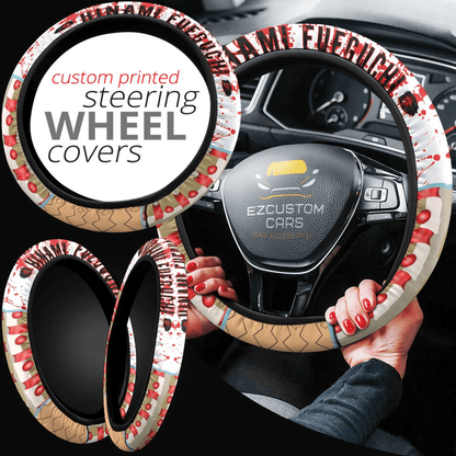 Hinami Fueguchi Anime Steering Wheel Cover Custom Tokyo Ghoul Anime Car Accessories
