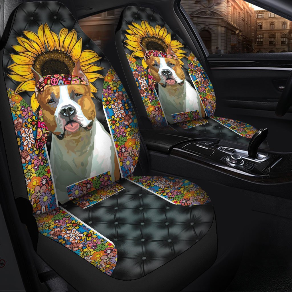 Hippie Bulldog Premium Custom Car Seat Covers Decor Protector