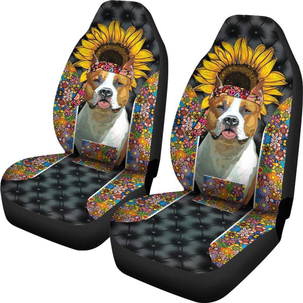 Hippie Bulldog Premium Custom Car Seat Covers Decor Protector