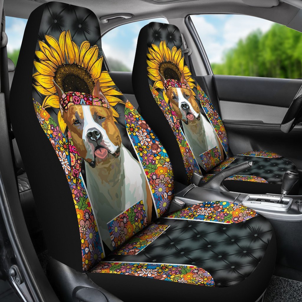 Hippie Bulldog Premium Custom Car Seat Covers Decor Protector