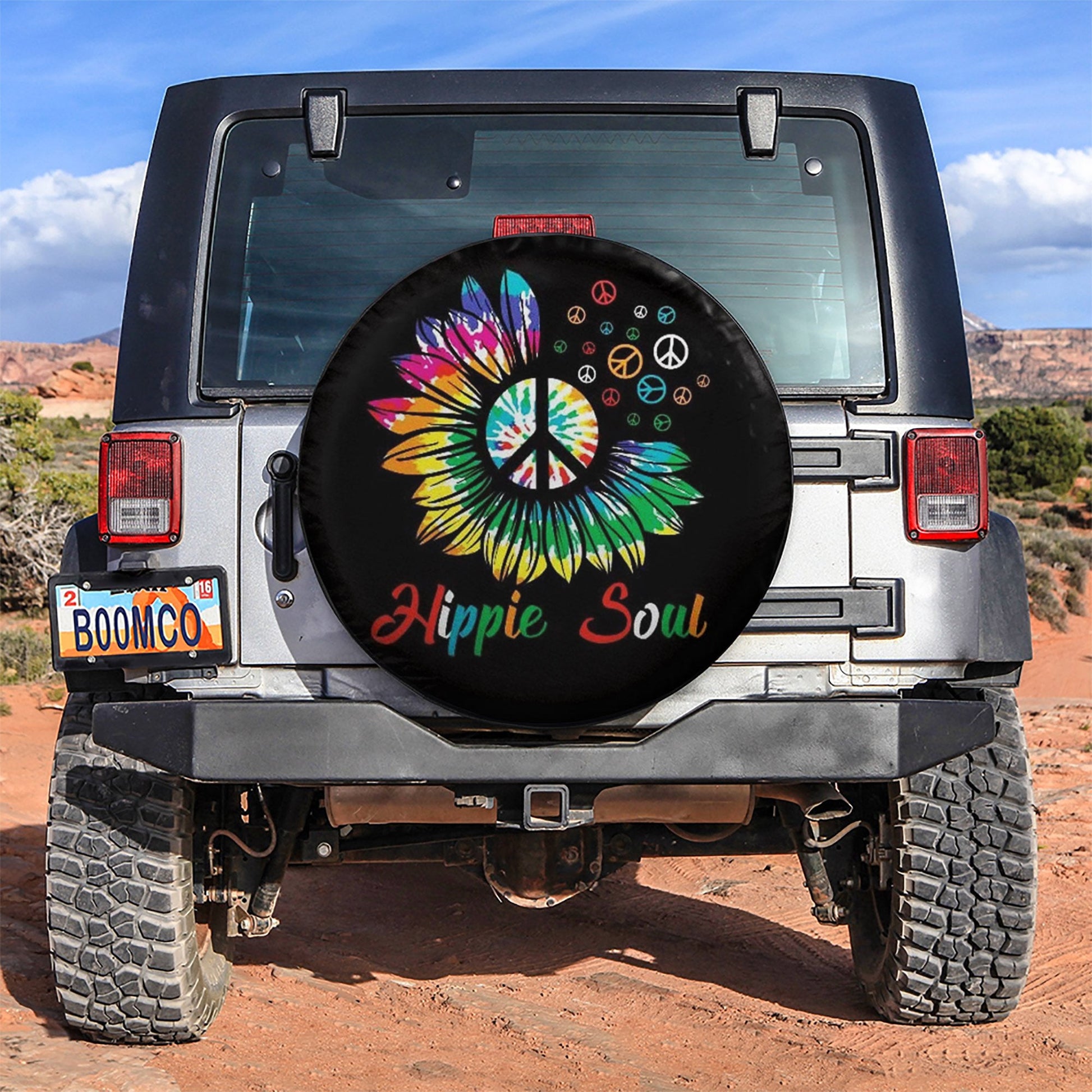 Hippie Soul Car Spare Tire Cover