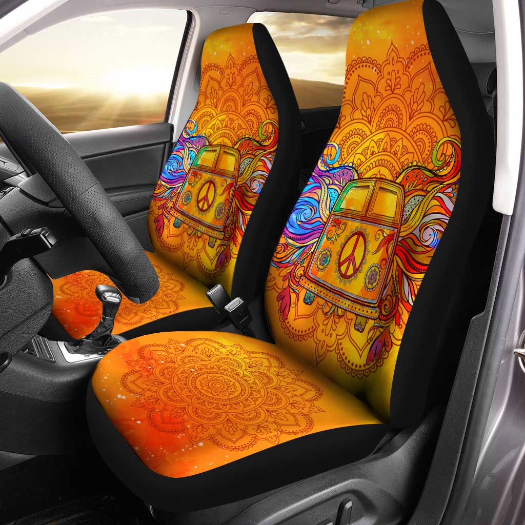 Hippie Van Car Seat Covers Custom Car Accessories