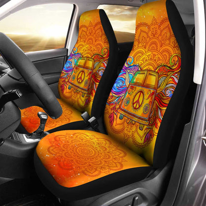 Hippie Van Car Seat Covers Custom Car Accessories