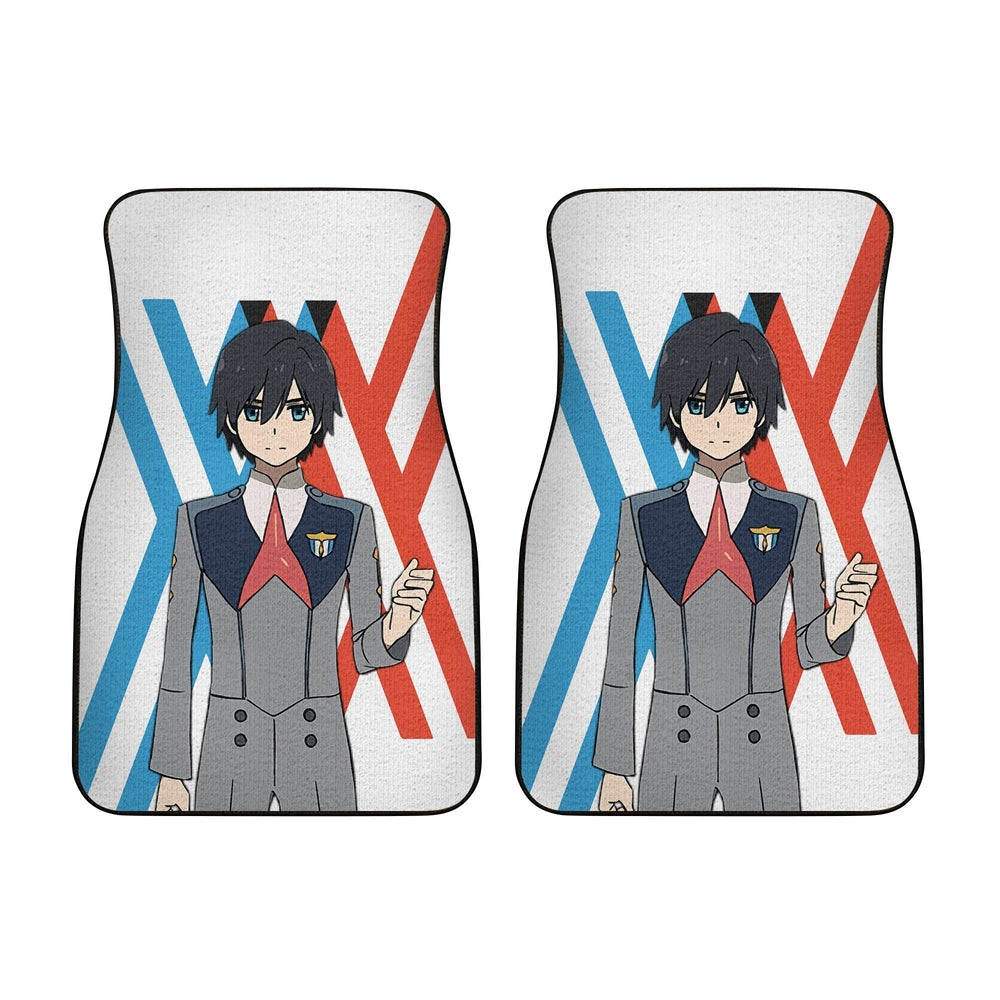 Hiro Code 016 Car Floor Mats Custom Anime Darling In The Franxx Car Accessories