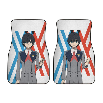 Hiro Code 016 Car Floor Mats Custom Anime Darling In The Franxx Car Accessories