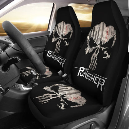 History File The Punisher Car Seat Covers Nh06 Universal Fit 225721